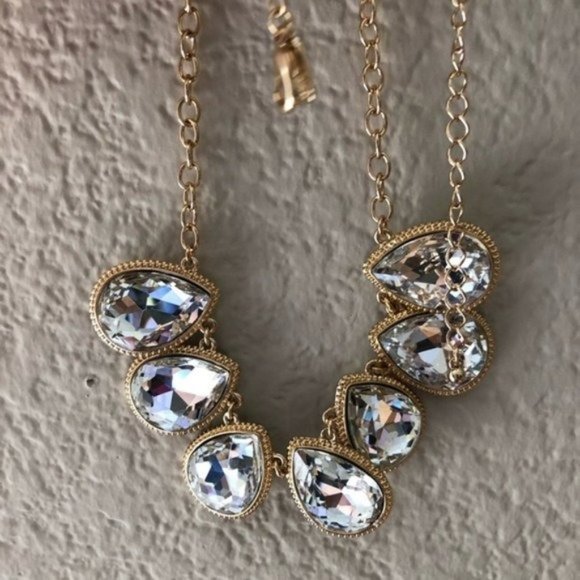 NWT Anthropologie Natasha crystal  necklace - Picture 4 of 4